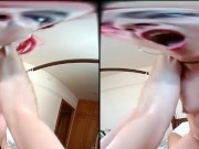 Ugly red hair with small tits fucked in VR 12/16