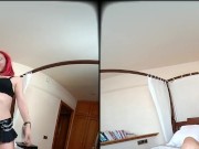 Ugly red hair with small tits fucked in VR 3/16