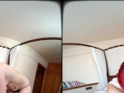 Ugly red hair with small tits fucked in VR 5/16