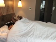 girl with BIG ASS fucks a BBC in the morning -amateur couple- Nysdel 1/16