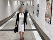 『個人撮影』巨乳熟女にピタッと白ワンピでノーブラ散歩＆お買い物♡ポッチが。 japanese/hentai/asian/milf/step mom/big tits/日本人/熟女/巨乳/素人/潮吹き 8/16