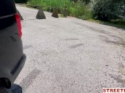STREETFUCK - Hitchhiker May Thai Caught Masturbating 6/16