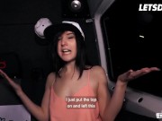 Phat Ass Chick Alina Lamour Rides Hard Cock In Backseat Of Bus - LETSDOEIT 4/16