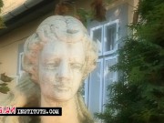 Lesbian submission and sex toys at the Russian Institute 4/16