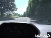 Dirty brunette slut sucks two men then gets ass fucked 2/16