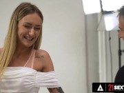 Leggy Blonde Takes Cock In Her Ass And Cum On Her Feet 2/16