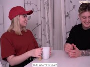 Отблагодарил девушку курьера за доставку тяжелой посылки | Tantaly doll | втроем с куклой 3/16