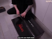 Отблагодарил девушку курьера за доставку тяжелой посылки | Tantaly doll | втроем с куклой 4/16