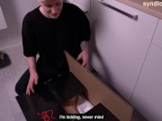 Отблагодарил девушку курьера за доставку тяжелой посылки | Tantaly doll | втроем с куклой 5/16