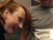 Small cock jerked by 2 matures and Asian 7/16