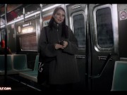 Beautiful stranger sucked me in train - MollyRedWolf 4/16