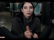 Beautiful stranger sucked me in train - MollyRedWolf 7/16