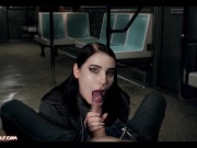 Beautiful stranger sucked me in train - MollyRedWolf 9/16