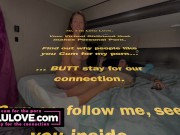 Homemade couple chatting openly with YOU behind the scenes before suck & fuck to cumshot then more chat after - Lelu Love 1/16
