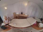 Hungarian blonde Zazie Skymm loves rough anal sex and wants you deep inside her asshole in this VR adventure 3/16