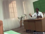 PrivateBlack - College Slut Ivana Sugar Gets Fucked By Dark Dick Professor! 3/16