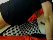 Nerdy amateur toys her pussy before she gets fucked from behind 13/16