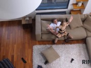 RIM4K. Girlfriends sexy lingerie and rimming makes businessman happy 11/16