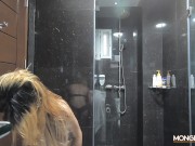 Young Asian slut has her pussy filled up with cum by a foreigner 5/16