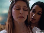 Sneaky Bride's Lesbian Desires Get Her Pussy Eaten 10/16