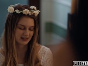 Sneaky Bride's Lesbian Desires Get Her Pussy Eaten 3/16