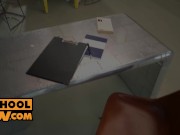 POV - Four hot schoolgirls Sybil, Zlata Shine, Veronica Leal and Geisha Kyd sucking your dick 2/16