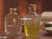 SLAYED Blonde worships her partners body 1/16