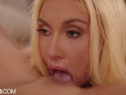 SLAYED Blonde worships her partners body 10/16