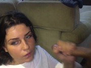 Sucking my husband's dick 16/16