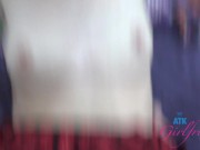 Blowjob and fucking with amateur student in her plaid skirt - Maria Anjel POV GFE Scene (Uniformed Sex) 15/16