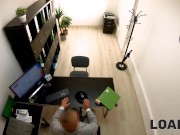 LOAN4K. Blonde girl is nailed to obtain money for her very first startup 2/16