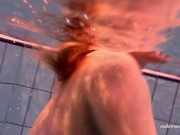 Hungarian babe Dona enjoys being naked in the pool 16/16