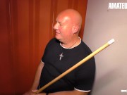 Amateur Brunette Gets Her Mature Pussy Stuffed With Cock - AMATEUR EURO 1/16