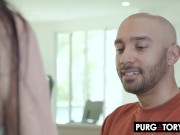 PURGATORYX Smoking hot MILF Jamie Michelle fucks her stepdaughters boyfriend 3/16