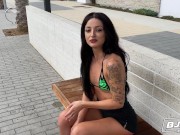 BJRAW Skinny chick Charlie Valentine has her pretty mouth stuffed with a big cock 1/16