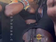 (full video) ebony teen drills squirting pussy in car 8/16