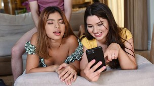 Hot Teen Stepsis Hazel Heart Is Always Available For Bestie's Stepbrother - FreeUse Fantasy