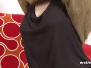 Ersties: Hot Italian Girl Masturbates Her Wet Pussy 4/16