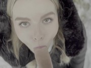 18 Jähriges Teen wird im Wald bei Schnee Gefickt 5/16