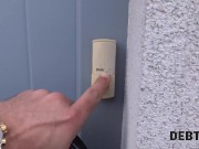 DEBT4k. Gal doesn't want loan shark to take car so she has sex with him 3/16