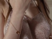 WOWGIRLS Gorgeous Ukrainian model Mila Azul showing off her big beautiful tits and playing with her pussy 2/16