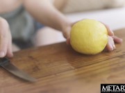 Cute redhead strokes her natural red bush as she masturbates 6/16