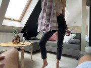 My Stepsister With A Big Ass Took The Money And Help Me To Cum - Creampei In Tight Pussy 3/16