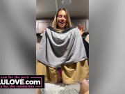 Babe taking you on her Thanksgiving day fun including tour of rental mixed with naughty quick clips & pussy/ass - Lelu Love 3/16