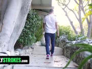 Busty Petite Ellie Eilish Enjoys Some Sneaky Pounding With Her Old Step Father - FamilyStrokes 4/16