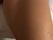 POV with blonde cutie blowjob, footjob, fucked GFE Nerdy Glasses - Hannah Hawthorne 11/16