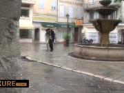 Amazing sodomy with hot brunette babe Lucy Love 1/16