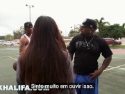 MIA KHALIFA - Sexo inter-racial com garota árabe triste e caras afro-americanos bem dotados 6/16