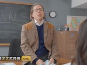 Brazzers - Ali Cash Uses Her Big Natural Tits To Seduce Her Teacher To Let Her Pass The Exam 2/16