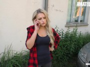 Big Tits Blonde Mika Olsson Seduces And Fucked Horny Mechanic - AMATEUR EURO 1/16